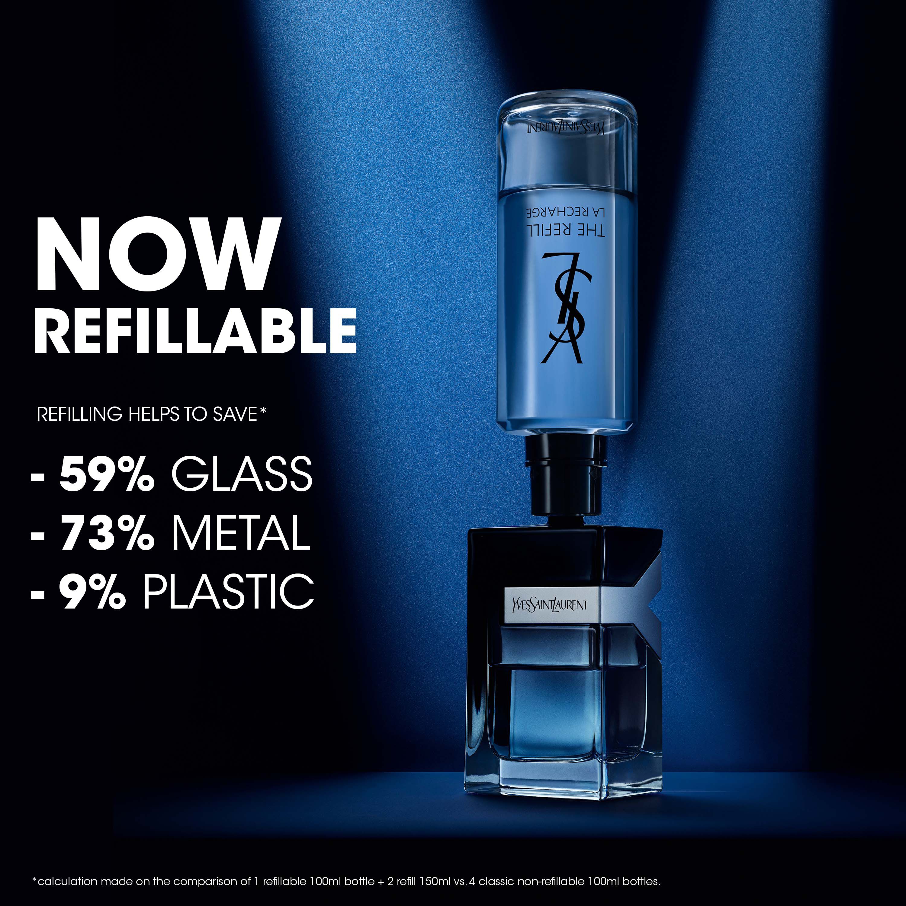 Y Eau de Parfum Men's Refillable Cologne — Fragrance — YSL